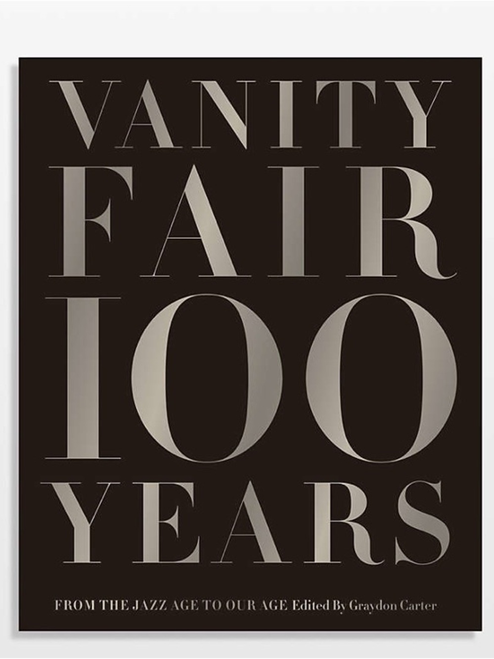 Vanity Fair 100 Years Book- Black & Metallic Silver